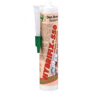 Mastic-colle - polymère hybride - cartouche de 300 ml - Hybrifix 550 DEN BRAVEN