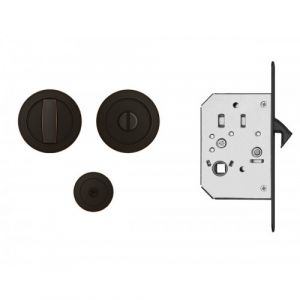 Poignées cuvettes pour porte à galandage - rondes - série EPD3 - bronze KARCHER DESIGN