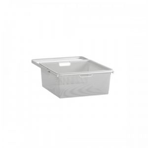 Panier-tiroir coulissant-système suspendu blanc - 605x430x185 mm ELFA