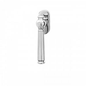 Poignée de fenêtre Schöntal F2604 rosace ovale -oscillo-battant -chromé -main gauche KARCHER DESIGN
