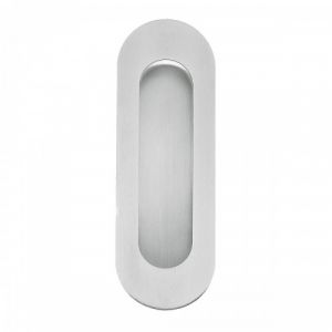 Poignée cuvette ovale - pour porte à galandage - série EZ1702 - bec-de-cane - sans trous KARCHER DESIGN