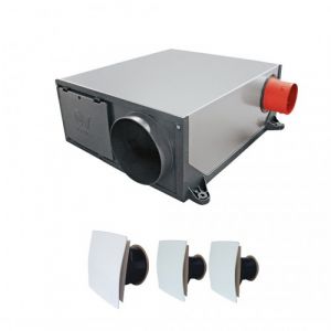 Kit VMC simple flux hygrovariable extra-plate avec bouches design - Platt HCS AXELAIR