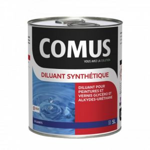 Diluant synth&eacute;tique pour peintures et vernis glyc&eacute;ro et alkydes-ur&eacute;thane 5L COMUS