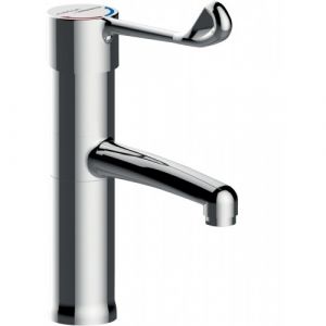 Mitigeur thermostatique monocommande &agrave; levier m&eacute;dical S150 H100 - Modul'Mix SANIFIRST