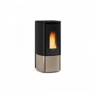 Poêle à granulés étanche - 11 kW- réservoir 20 kg - taupe - Katia 11 LA NORDICA EXTRAFLAME