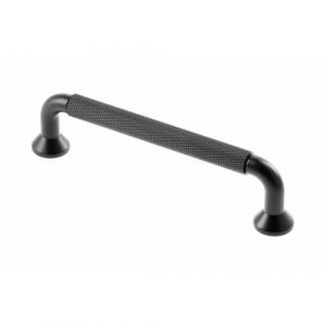 Poignée de meuble en aluminium Structure - noir mat - entraxe 192 mm SYNERCIA