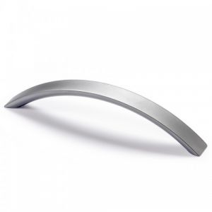 Poignée de meuble Balmo - entraxe 128 mm - 149x15 mm - H 32 mm - par 4 - inox brossé HETTICH