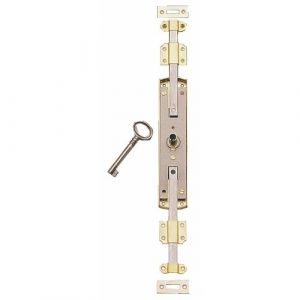 Serrure de meuble espagnolette à clé forée-main droite BRICOZOR