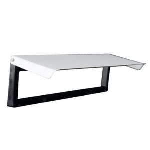 Entrée de boîte aux lettres - simple face - acier blanc - 260 mm RENZ