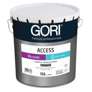 Peinture acrylique - murs et plafonds - 15 L - Goriacess Velours Gori