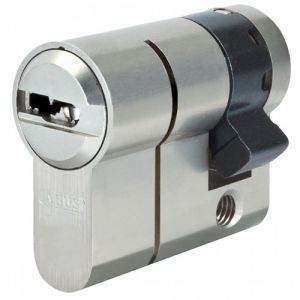 Demi-Cylindre P6PS Pr&eacute;Snap - vari&eacute; - en laiton nickel&eacute; - avec 5 cl&eacute;s - 45X10 mm ABUS