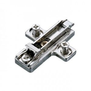 Embases cruciformes à clipser avec vis euro-distance 0mm x10 SALICE