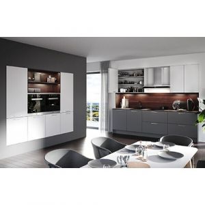 Kit ferrure WingLine S - Pull to Move - finition gris - 2400 PULL Double - Droite + Gauche HETTICH