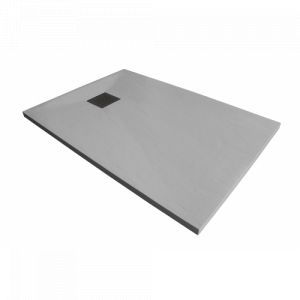 Receveur de douche - texturé - extra-plat et anti-dérapant 140x80 Gris BATHLUXE