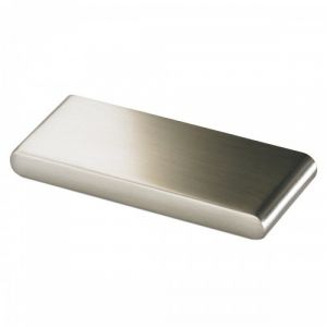 Poignée de meuble Fermo - 74 x 7 mm - hauteur 27 mm - par 4 - inox brossé HETTICH