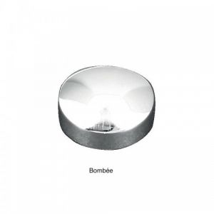 Cache-vis laiton chromé - conique - ø 22 mm - 25 pièces FERRASSE