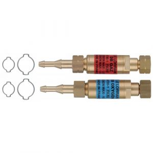 Kit de clapets &agrave; &eacute;crou ARPF - montage sur d&eacute;tendeur oxyg&egrave;ne/gaz LE LORRAIN