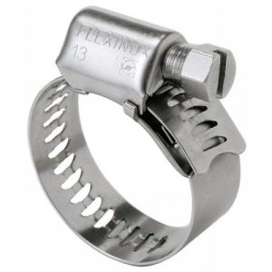 Colliers de serrage inox W4 bande ajour&eacute;e - largeur 13 mm - diam&egrave;tre 47-67 mm - par 15 SERFLEX