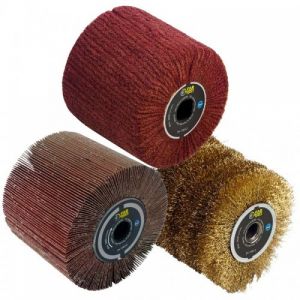 Pack 3 brosses pour r&eacute;novateur ext&eacute;rieur &agrave; brosses - REX 120C - 200 FARTOOLS