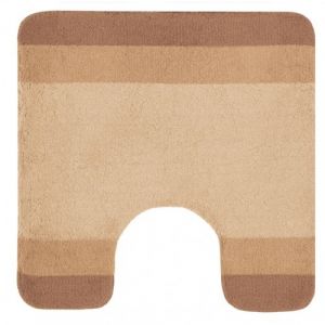 Tapis de WC - Microfibre - Antidérapant - Balance - 55x55cm - Beige SPIRELLA