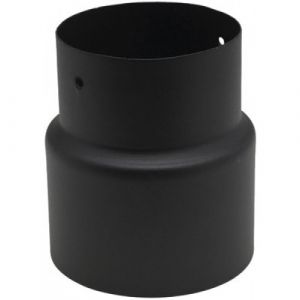 Réduction émail noir mat - femelle 125 mm réduit mâle 111 mm TEN