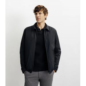 IZAC - Blouson col chemise noir