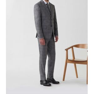 IZAC - Veste ville Prince de Galles gris ''Vintage''