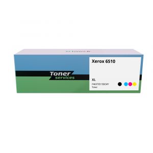 Pack de 4 toners compatible Xerox 6510 Noir et couleurs