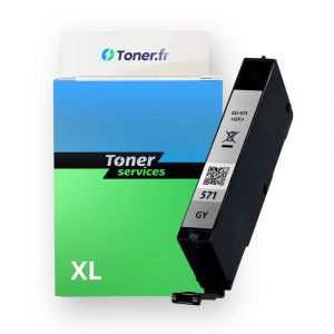 Cartouche d'encre compatible Canon CLI571 XL Gris