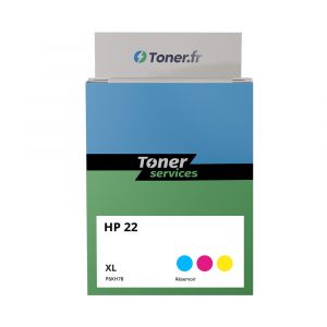 Pack de 6 cartouches d'encre compatibles HP 22 Couleur