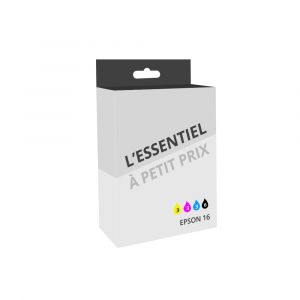 Pack de 15 cartouches d'encre compatibles Epson 16 XL Noir et couleurs