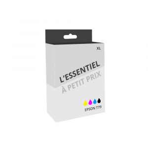 Pack de 4 cartouches d'encre compatible Epson T789 XL Noir et couleurs