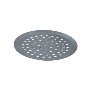 Tourtière ronde basse en aluminium à perforations de 10mm ø 32 cm