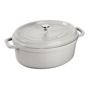 Cocotte ovale 27 cm Truffe blanche