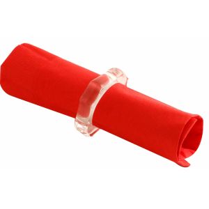 Rond de serviette nacr&eacute; cristal