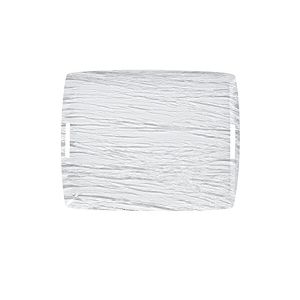 Plateau Acrylique 54 X 43 cm avec anses int&eacute;rieures Givr&eacute;