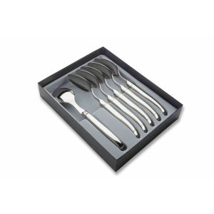 Coffret de 6 Cuillères de table Laguiole inox