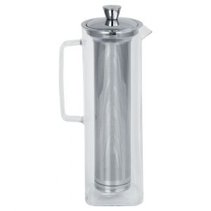 Theiere verre 1,5 l long island - filtre devissable