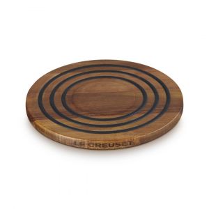 Dessous de plat magn&eacute;tique en bois d'acacia