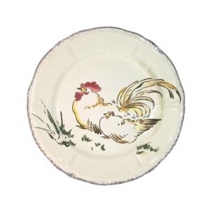 Assiette Dessert 23.2 cm Coq Nagasaki GRANDS OISEAUX
