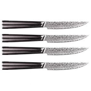 Coffret 4 couteaux à Steak Damas Ryoma