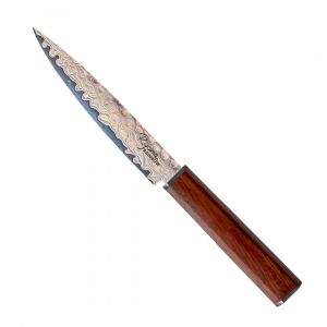 Couteau damas Utilitaire de couleur Ryoma Rainbow 12,5 cm