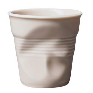 Gobelet froiss&eacute; espresso 8cl Rose Aurore