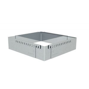 Cadre inox extensible 30x30x5 jusque 57x57x5
