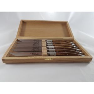 Coffret 6 couteaux Thiers Avantage en Bois de serpent finition Ma...