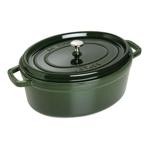 Cocotte ovale 31 cm Basilic