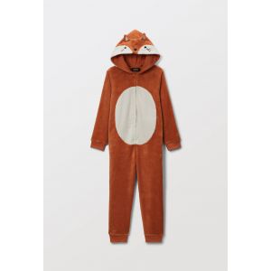 Combinaison renard &agrave; capuche en polaire