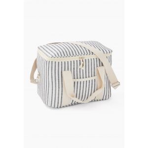 Glaci&egrave;re ray&eacute;e, 22L - 24*25*36cm, en coton