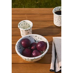 Bol finition tachet&eacute;e, 16cm