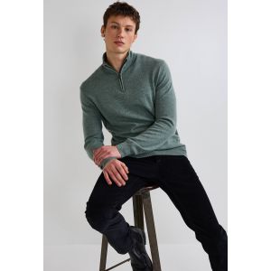 Pull col camionneur en mélange laine et cachemire
